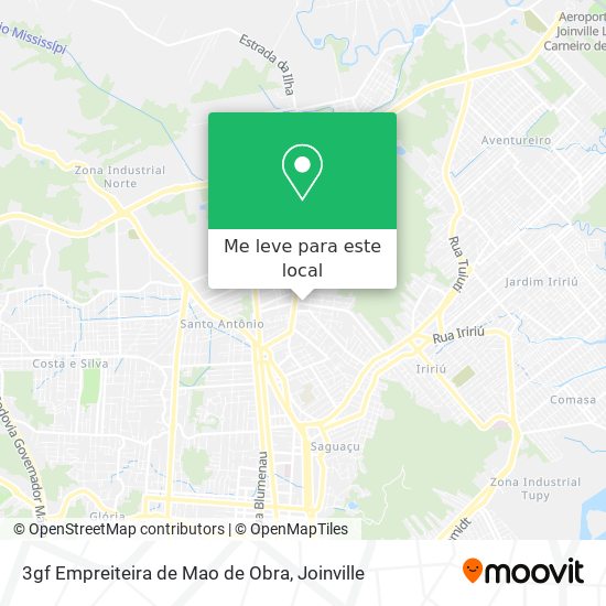 3gf Empreiteira de Mao de Obra mapa