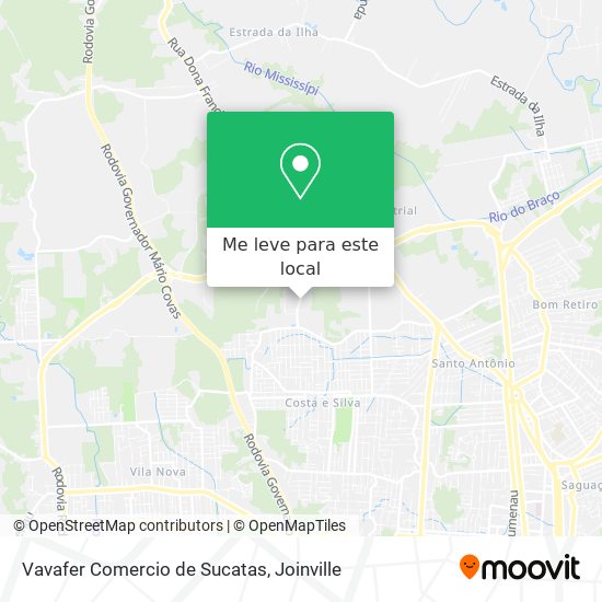 Vavafer Comercio de Sucatas mapa