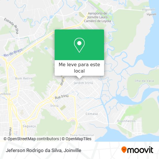 Jeferson Rodrigo da Silva mapa