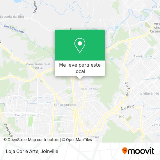 Loja Cor e Arte mapa