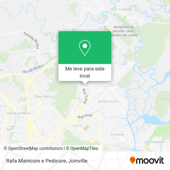 Rafa Manicure e Pedicure mapa