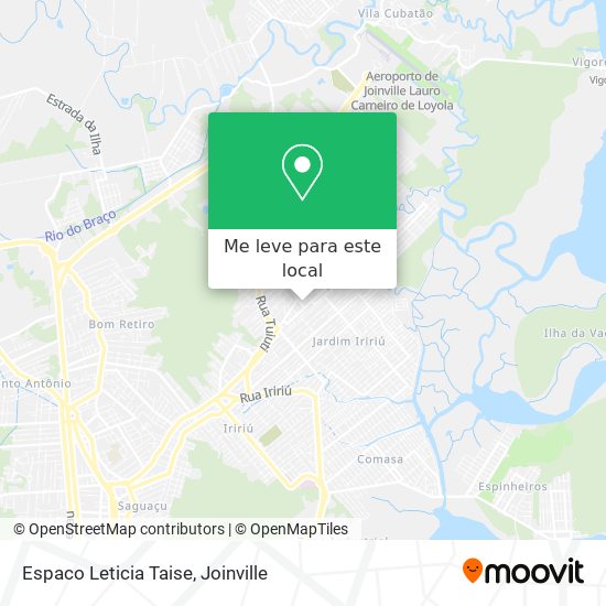 Espaco Leticia Taise mapa