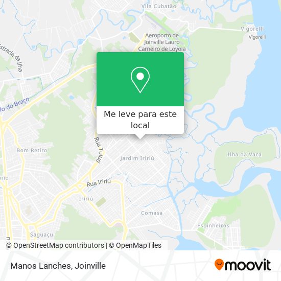 Manos Lanches mapa