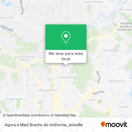 Agora e Meu! Brecho do Uniforme mapa