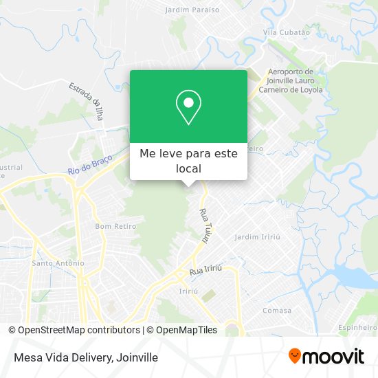 Mesa Vida Delivery mapa