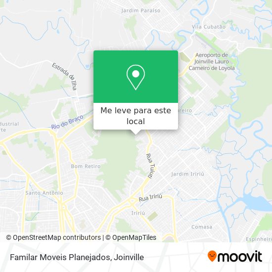 Familar Moveis Planejados mapa