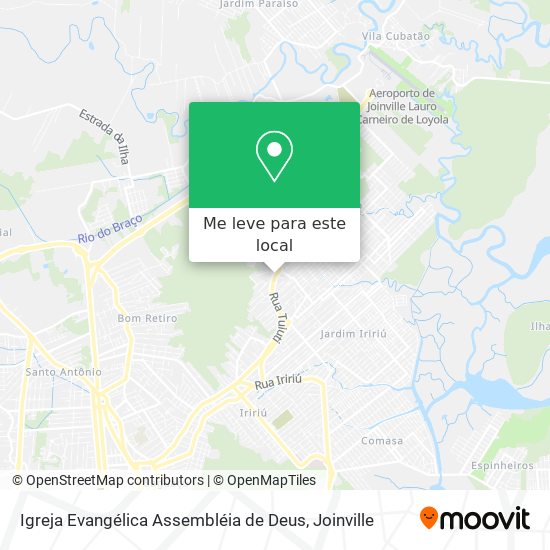 Igreja Evangélica Assembléia de Deus mapa