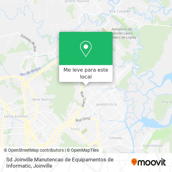 Sd Joinville Manutencao de Equipamentos de Informatic mapa
