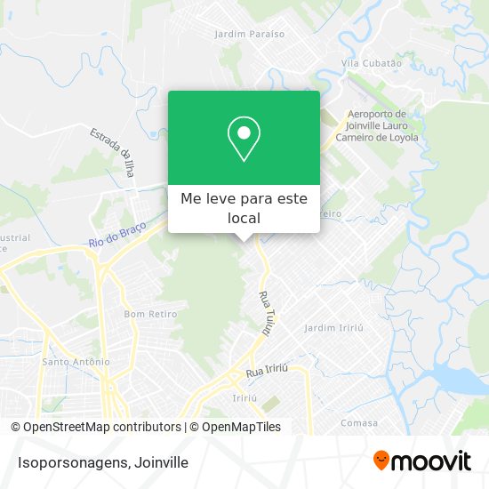 Isoporsonagens mapa