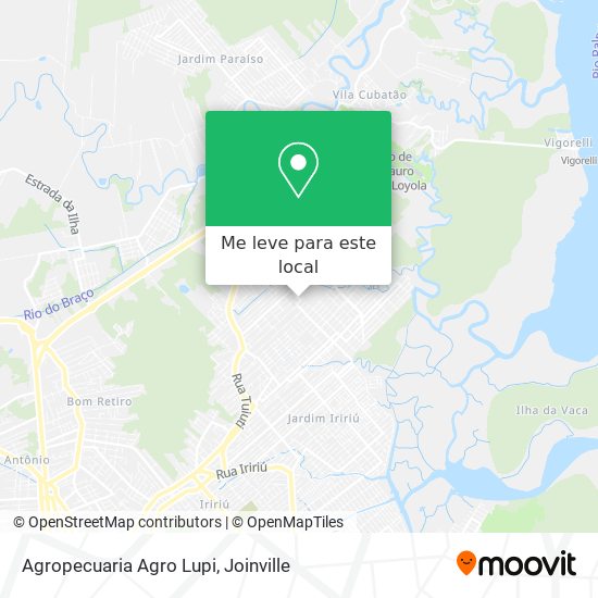 Agropecuaria Agro Lupi mapa