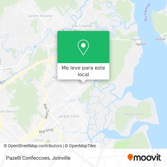 Pazelli Confeccoes mapa