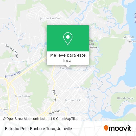 Estudio Pet - Banho e Tosa mapa