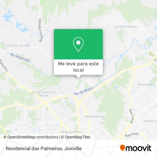 Residencial das Palmeiras mapa