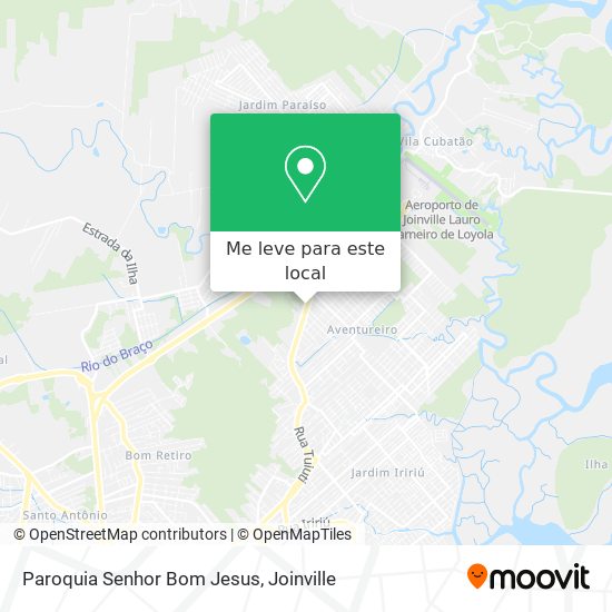 Paroquia Senhor Bom Jesus mapa