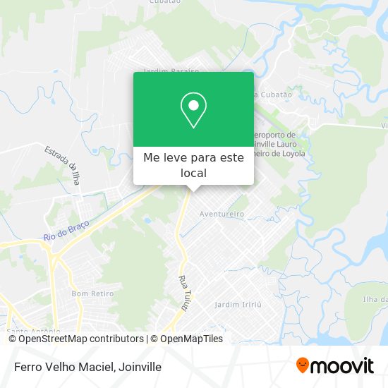 Ferro Velho Maciel mapa