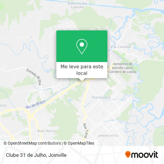 Clube 31 de Julho mapa