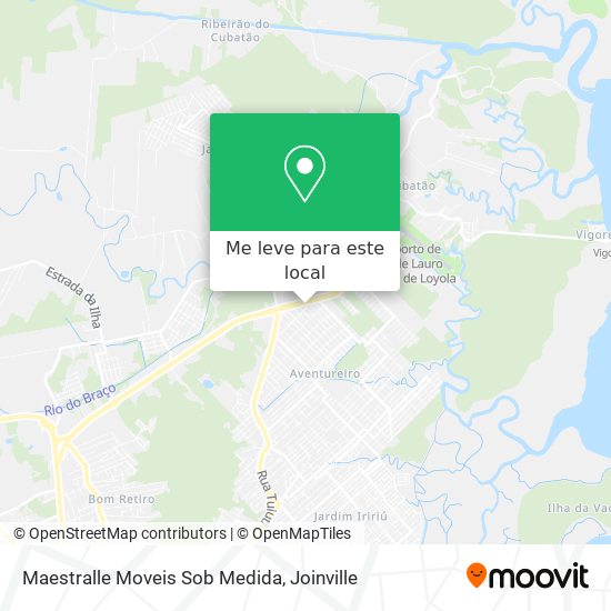 Maestralle Moveis Sob Medida mapa