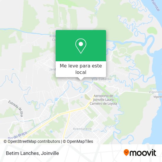 Betim Lanches mapa