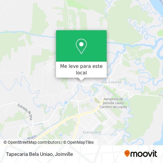 Tapecaria Bela Uniao mapa