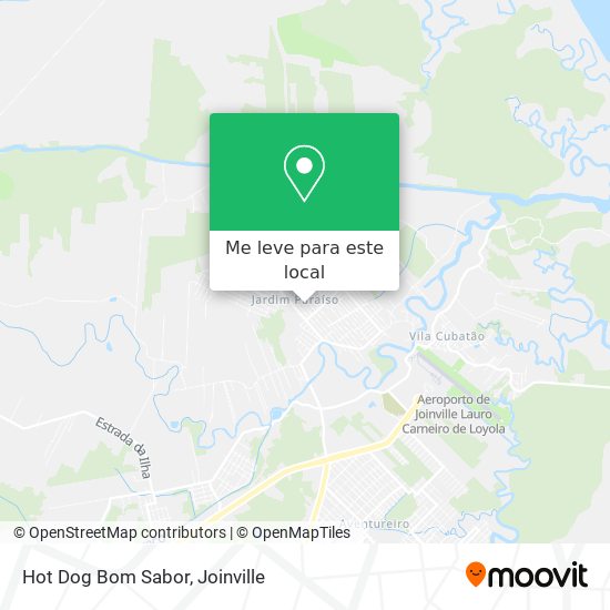 Hot Dog Bom Sabor mapa