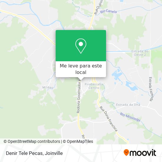Denir Tele Pecas mapa