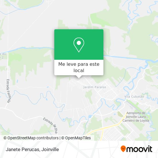 Janete Perucas mapa