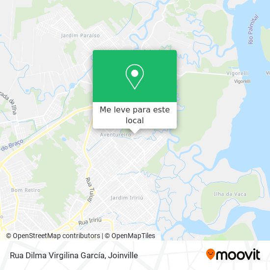 Rua Dilma Virgilina García mapa