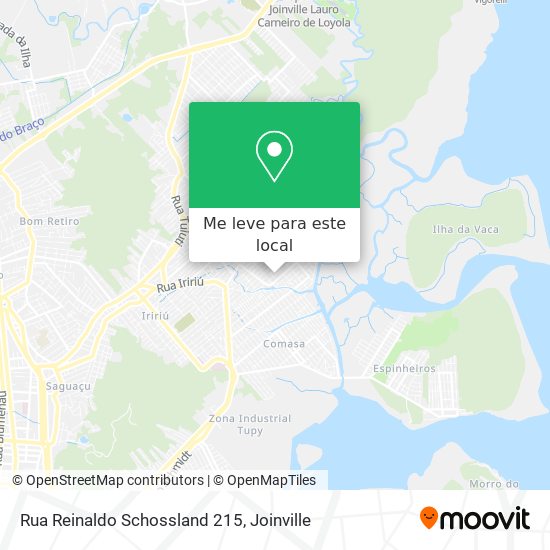 Rua Reinaldo Schossland 215 mapa