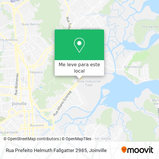 Rua Prefeito Helmuth Fallgatter 2985 mapa