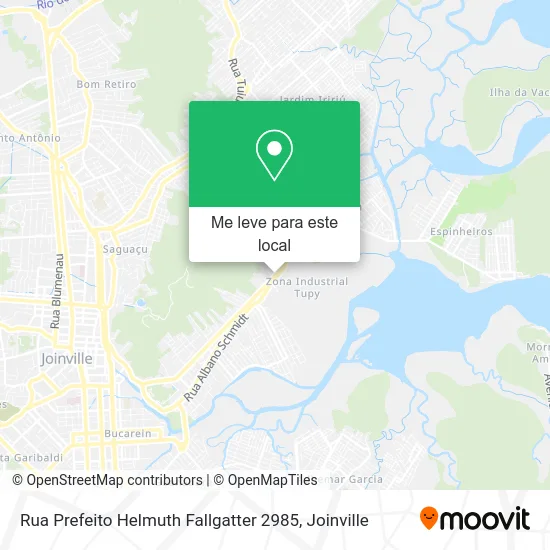 Rua Prefeito Helmuth Fallgatter 2985 mapa