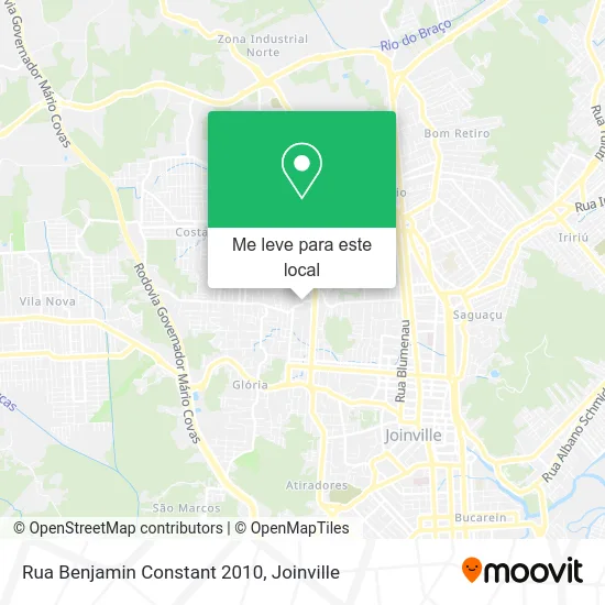 Rua Benjamin Constant 2010 mapa