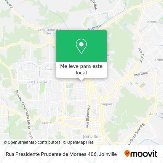 Rua Presidente Prudente de Moraes 406 mapa