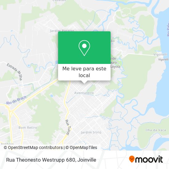Rua Theonesto Westrupp 680 mapa