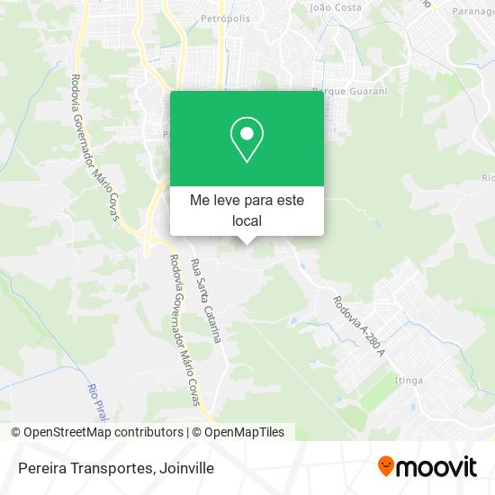 Pereira Transportes mapa
