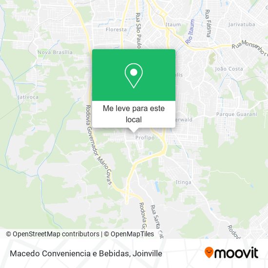 Macedo Conveniencia e Bebidas mapa