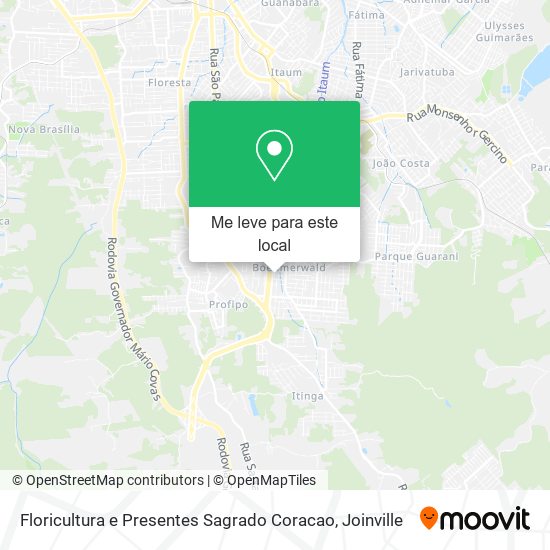 Floricultura e Presentes Sagrado Coracao mapa