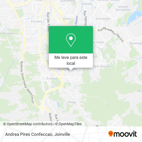Andrea Pires Confeccao mapa