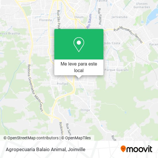 Agropecuaria Balaio Animal mapa