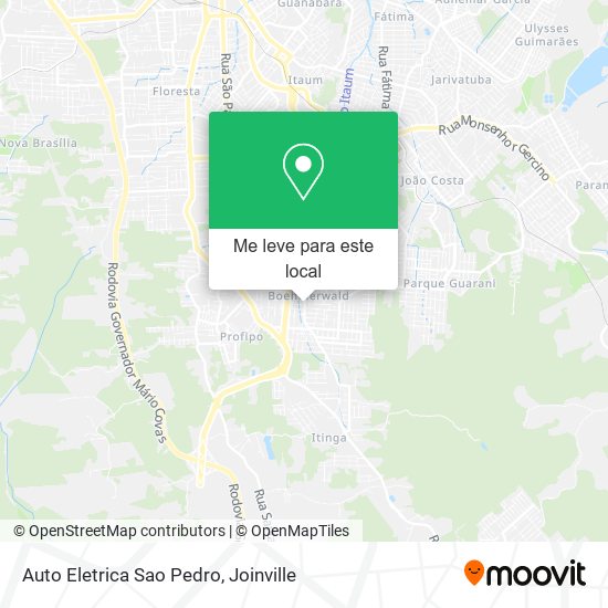 Auto Eletrica Sao Pedro mapa