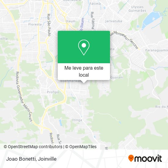 Joao Bonetti mapa