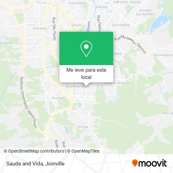Saude and Vida mapa