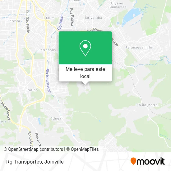 Rg Transportes mapa