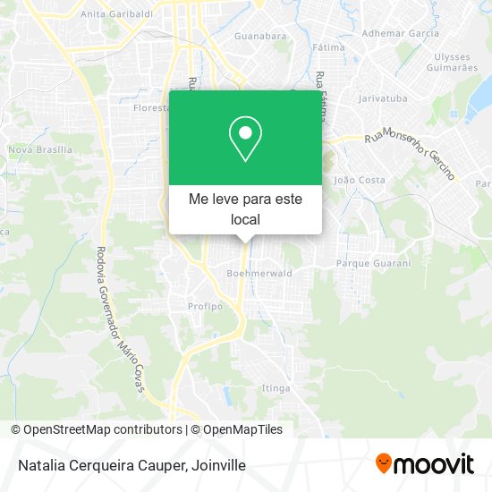Natalia Cerqueira Cauper mapa