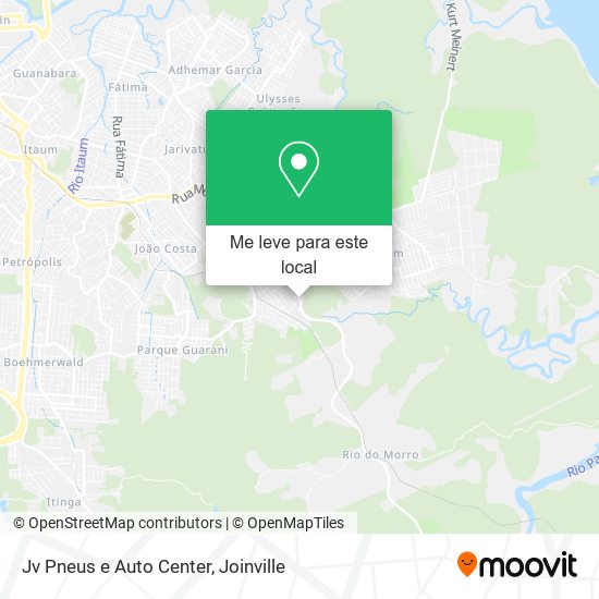 Jv Pneus e Auto Center mapa