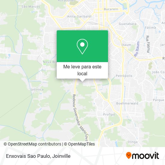 Enxovais Sao Paulo mapa