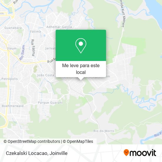 Czekalski Locacao mapa