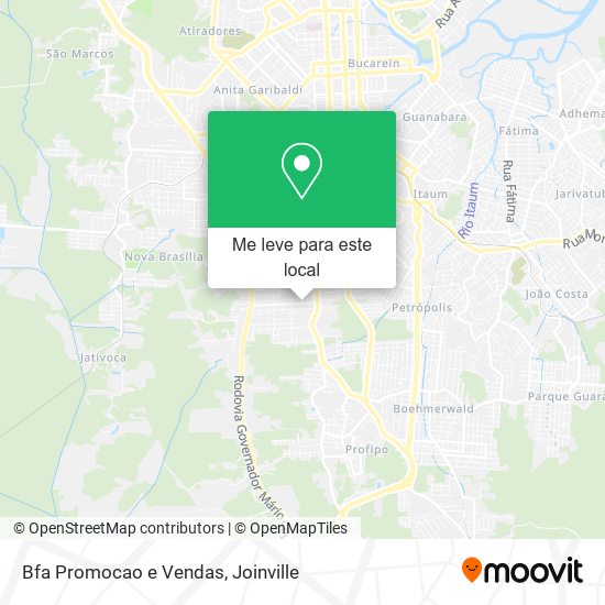 Bfa Promocao e Vendas mapa