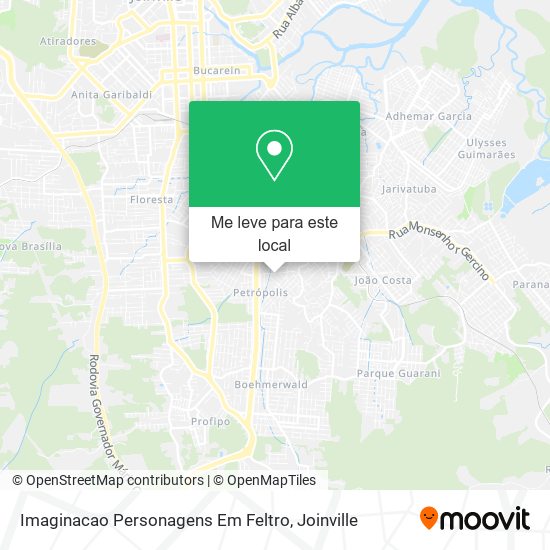 Imaginacao Personagens Em Feltro mapa