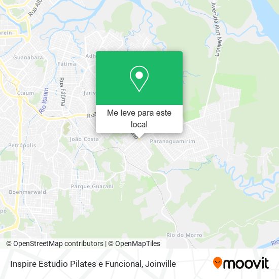 Inspire Estudio Pilates e Funcional mapa