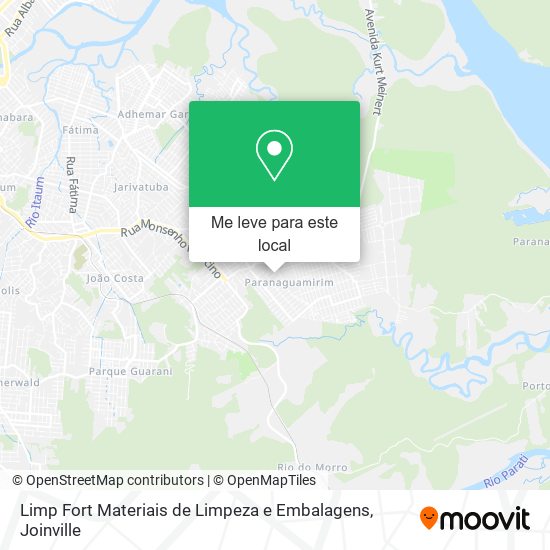 Limp Fort Materiais de Limpeza e Embalagens mapa